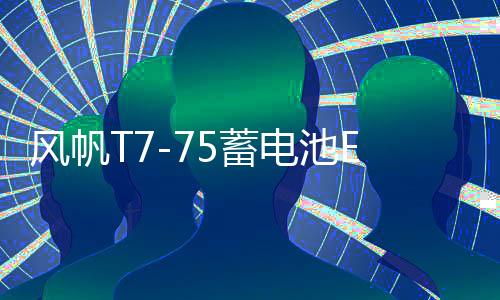 风帆T7-75蓄电池EFB适用福克斯蒙迪欧锐界翼虎启停汽车专用电瓶
