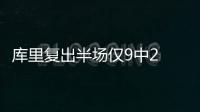 库里复出半场仅9中2 勇士半场仅砍46分命中率为42.9%